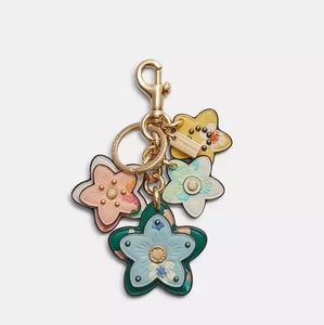 COACH NWT Mystical Floral Wildflower Cluster Bag Charm, Key Fob.  MSRP$98